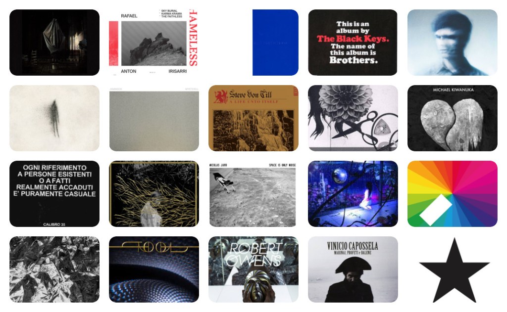 Venti dischi per una decade (2010 –&nbsp;2019)